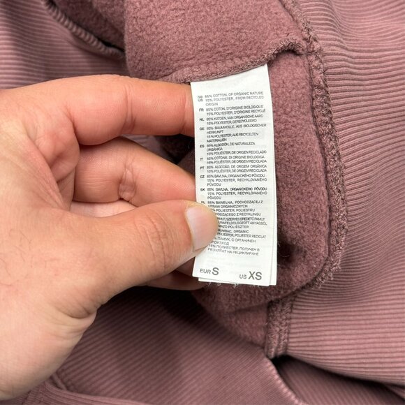 Mki Miyuki Zoku Hoodie Spellout Graphic Pullover Red Oversized XS - Picture 7 of 7